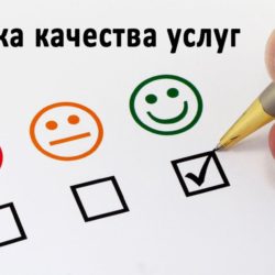 Оценки качества условий оказания услуг.