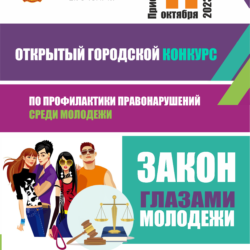 Открытый городской конкурс по профилактике правонарушений среди молодежи «ЗАКОН ГЛАЗАМИ МОЛОДЕЖИ»
